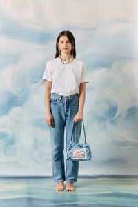 "The Grand Tour Collection" Pouch in Blue