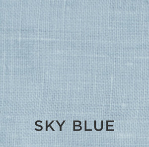 An example of the sky blue linen color
