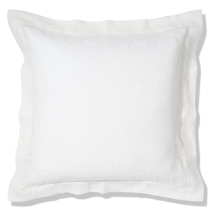 Elizaveta Pillowcase in Ivory White Hemstitch