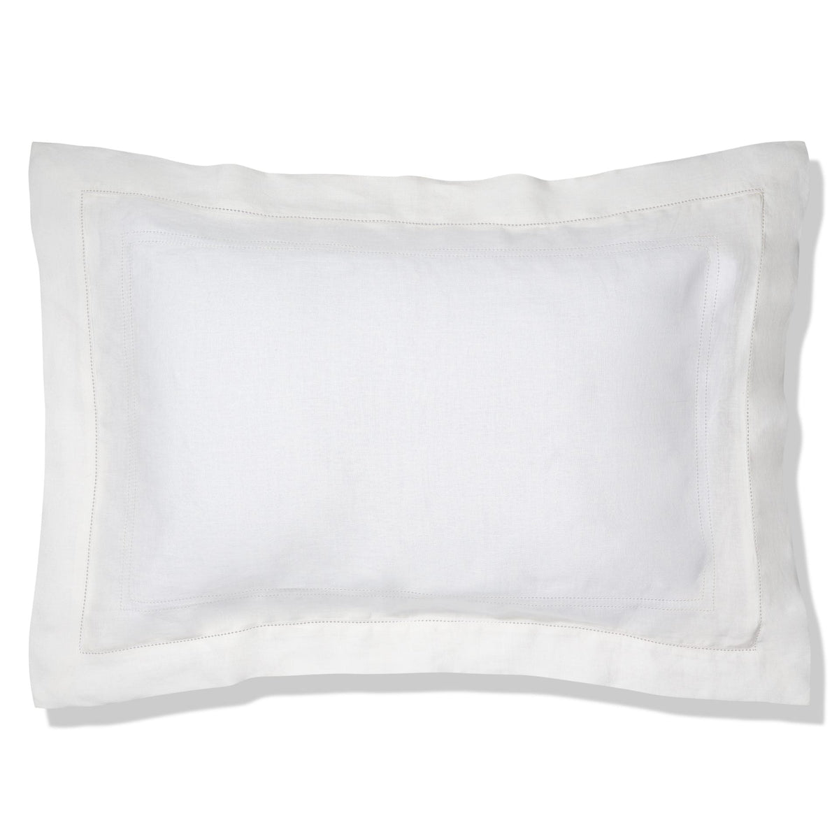 Elizaveta Bed Linen Set in Ivory White Hemstitch