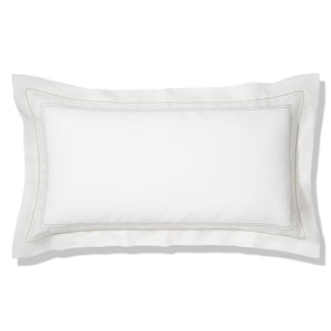 Elizaveta Pillowcase in Botanical Green Hemstitch
