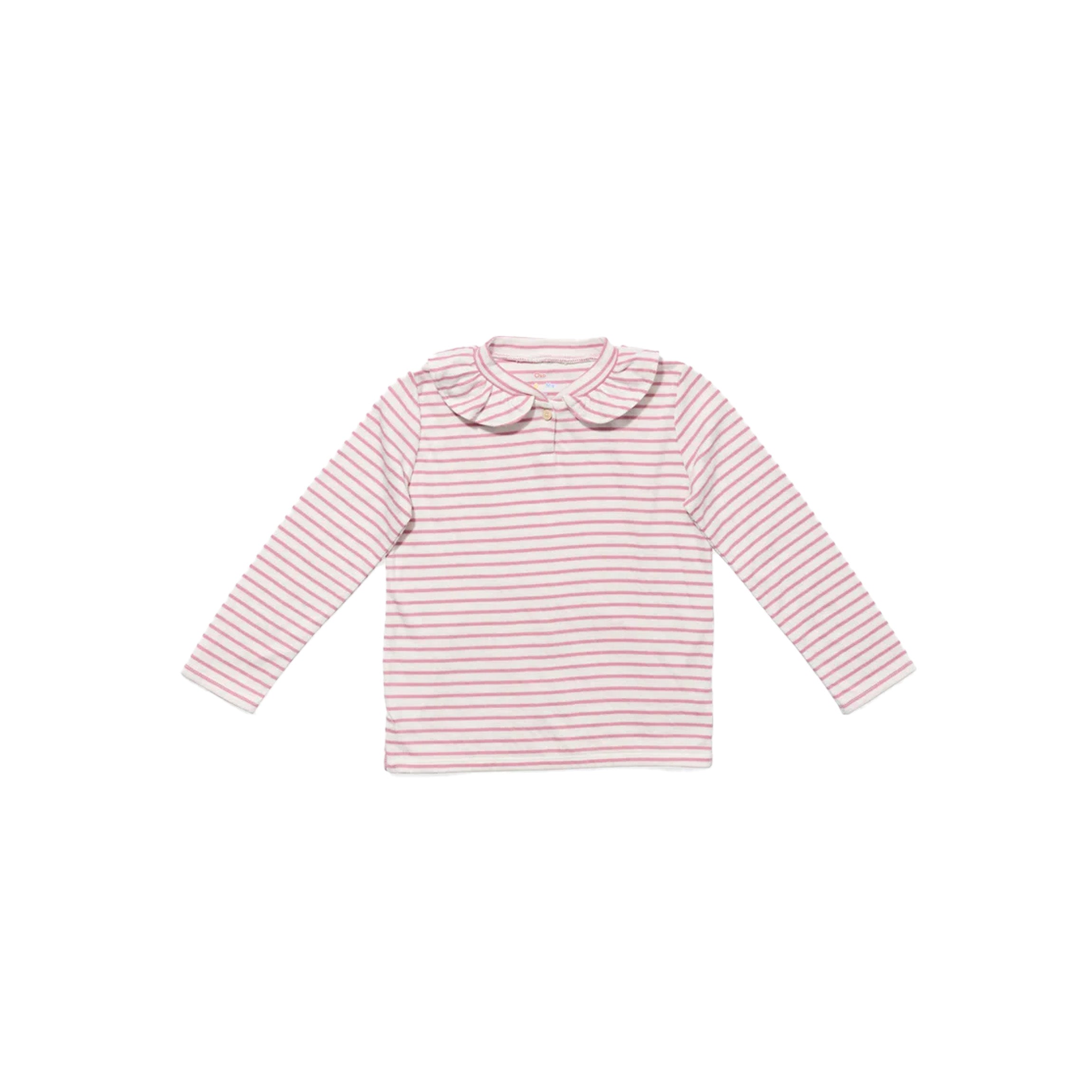 Hen T-Shirt in Rose Mini Stripe