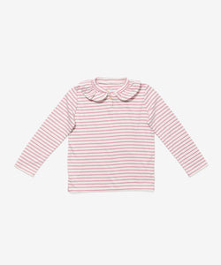 Hen T-Shirt in Rose Mini Stripe