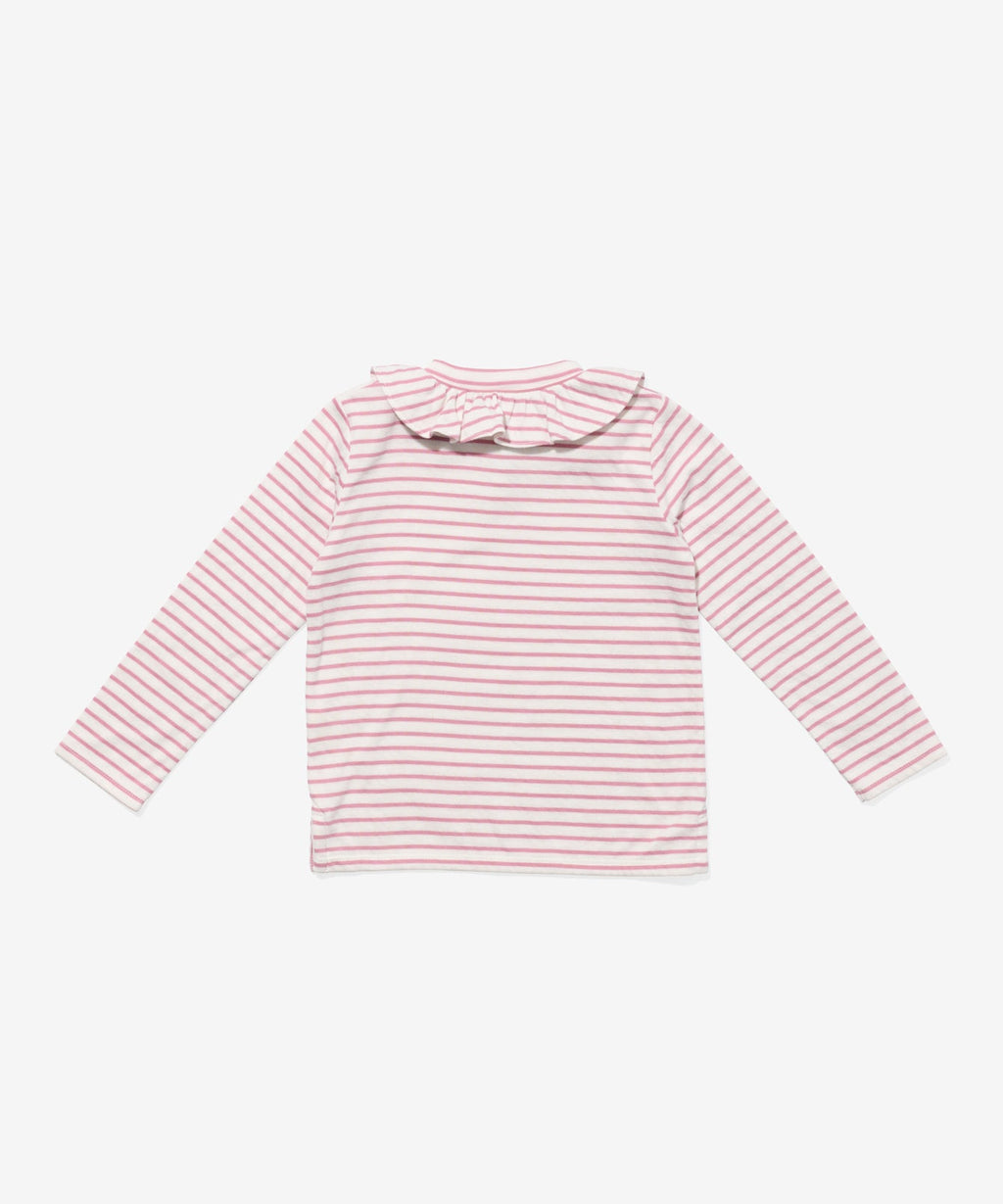 Hen T-Shirt in Rose Mini Stripe