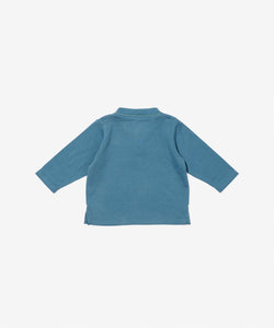 Henley Baby T-Shirt in Petrol