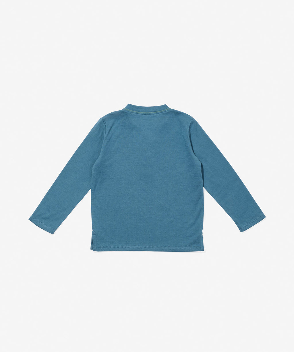 Henley T-Shirt in Petrol