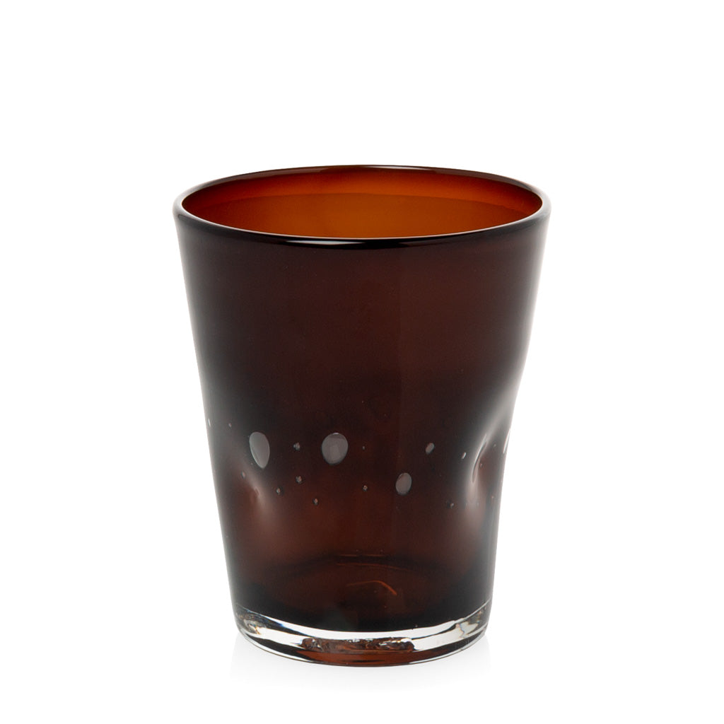 Chocolate Brown Henri Glass, 8 oz.