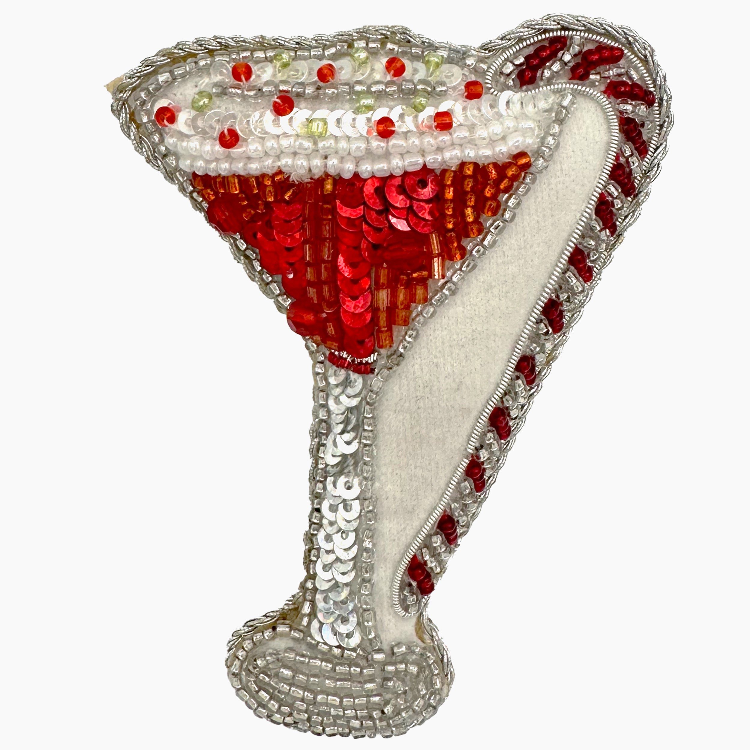 Henry Handwork Peppermint Martini Ornament - Thumbnail 3