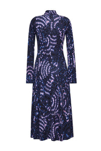 Hera Dress in Veneta Arc Navy