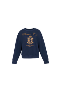 The Heritage Sweatshirt in Midnight Blue. 