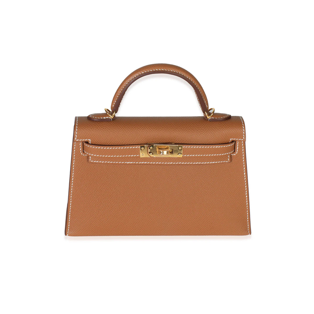 Hermes Gold Epsom Mini Kelly 20 II GHW