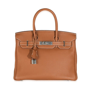 Hermes Gold Togo Birkin 30 PHW