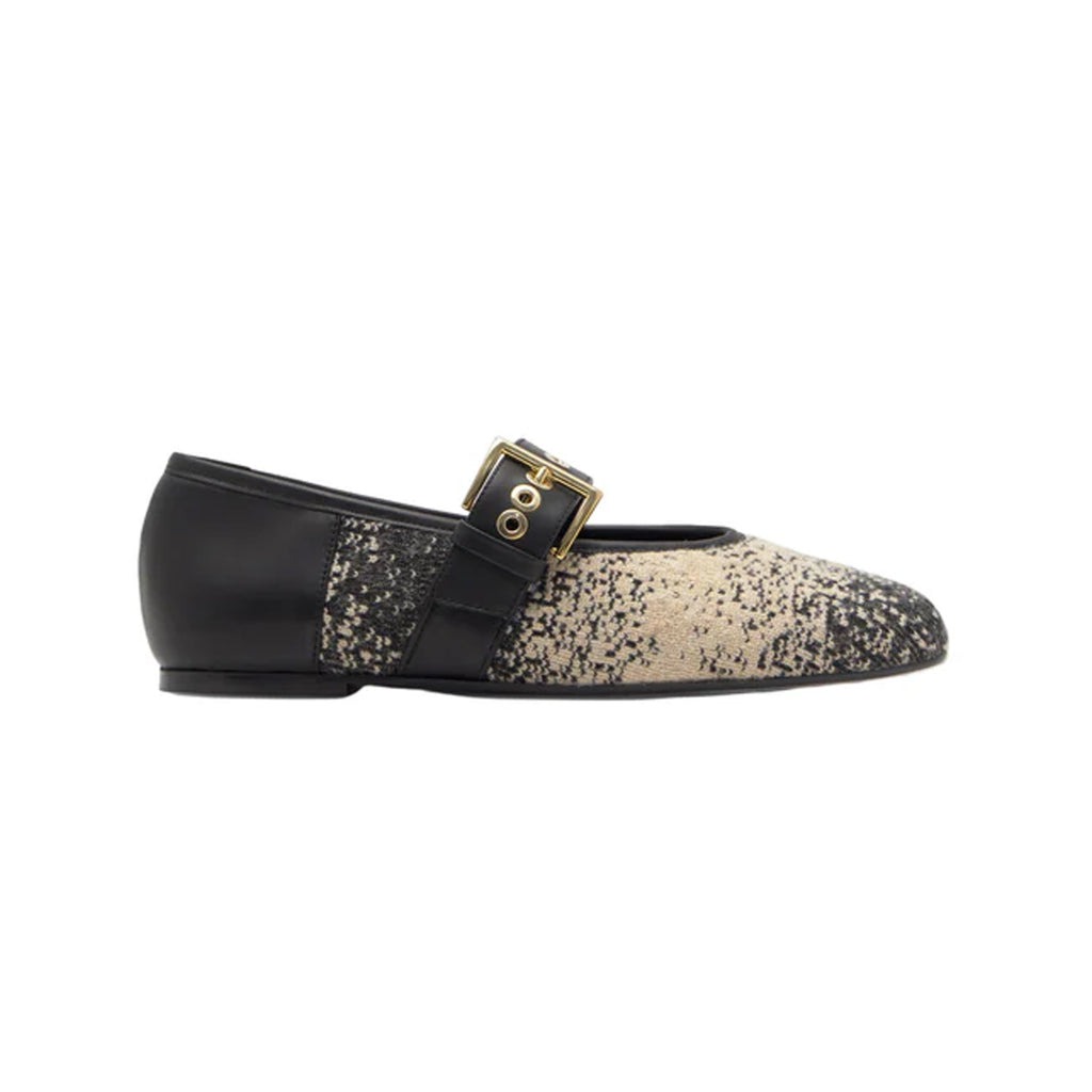 Hermi in Black & Ecru