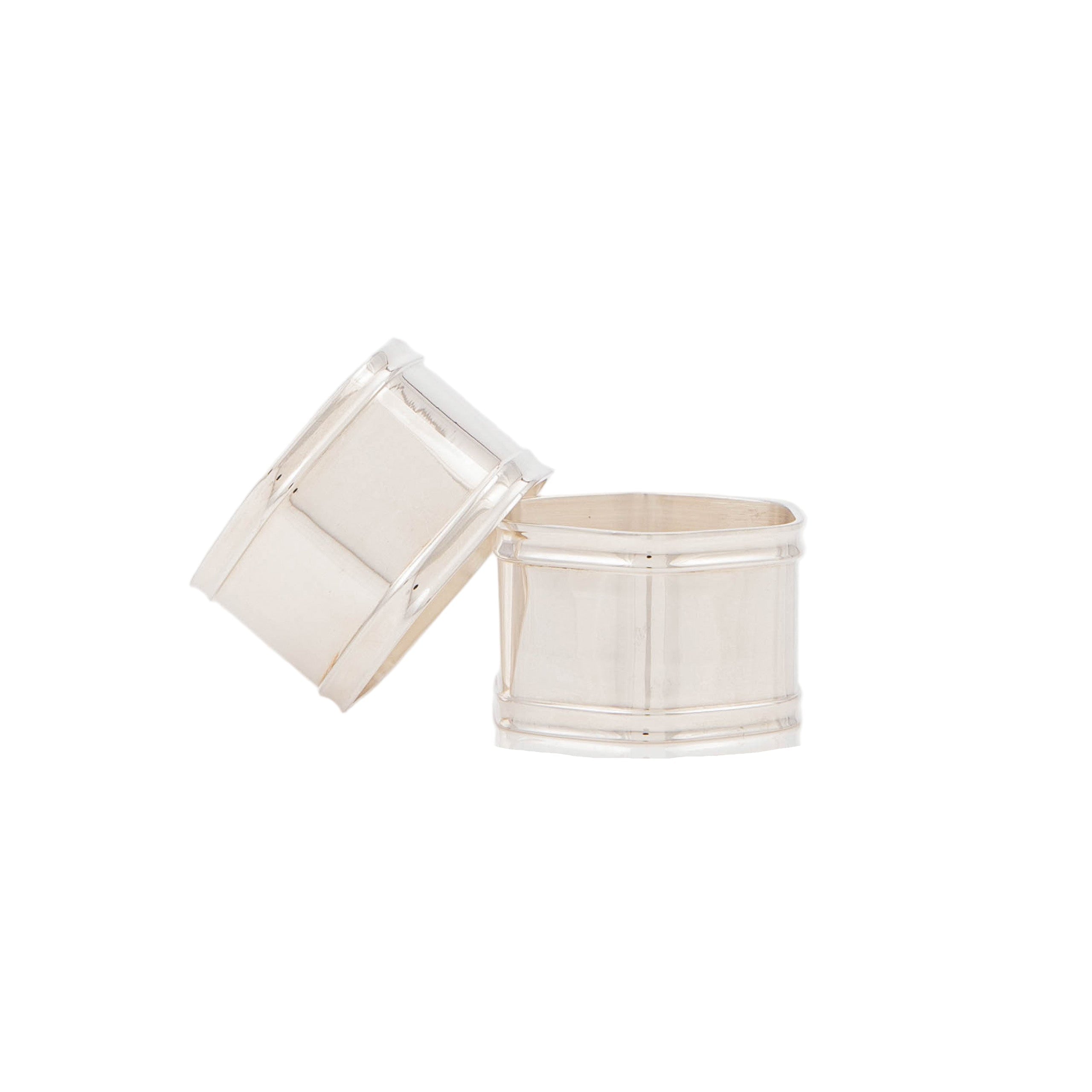 Hexagon Napkin Rings, Set of 4