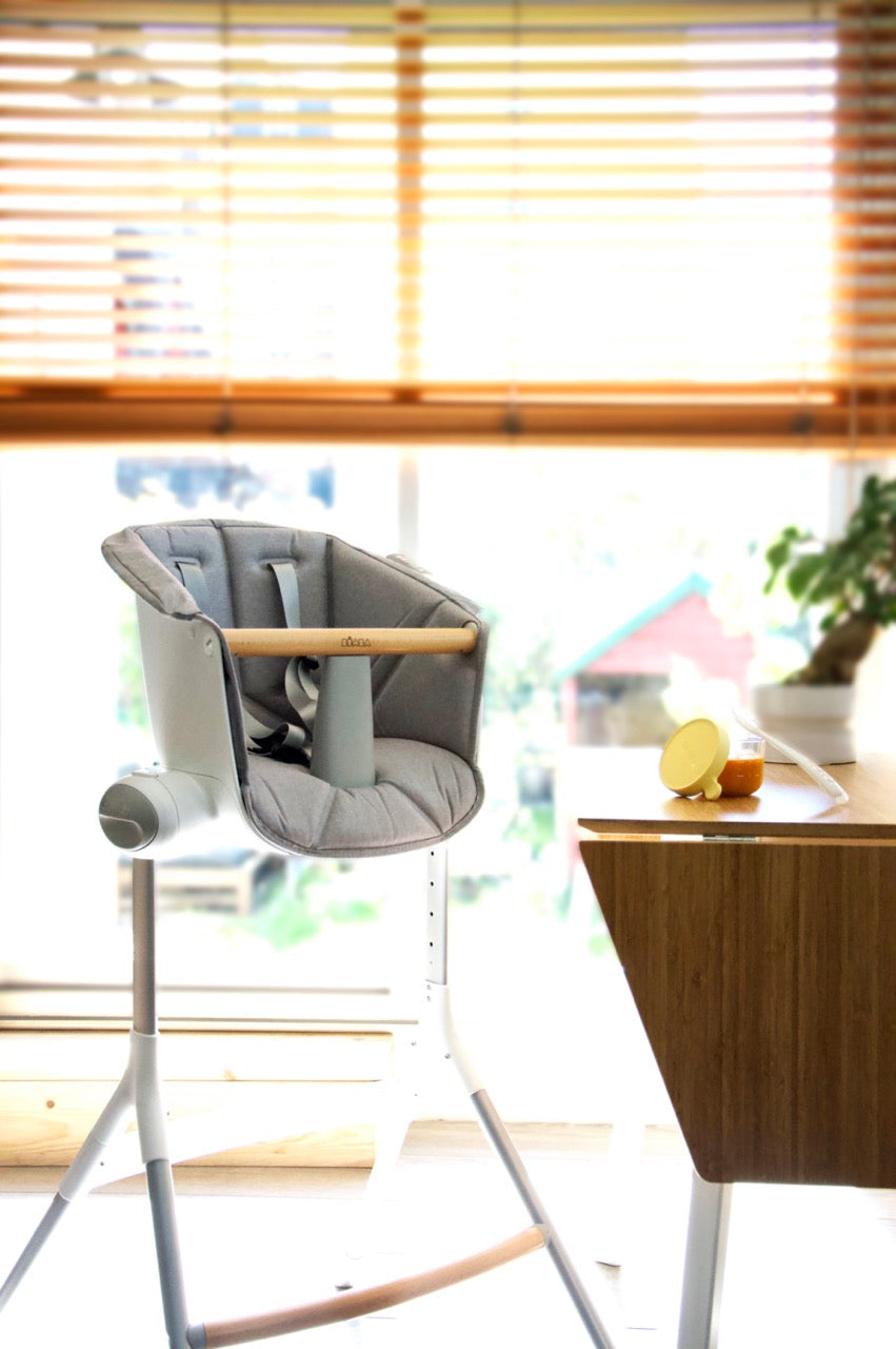 BÉABA Up & Down High Chair with Cushion in Grey