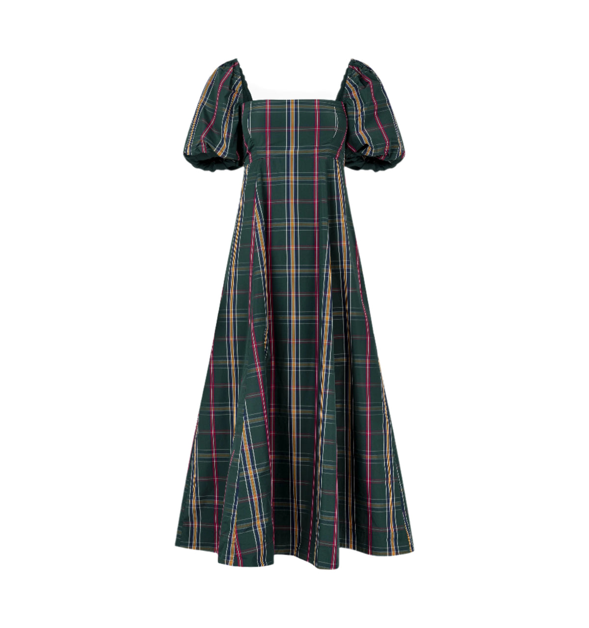 The Matilda Dress in Juniper Tartan