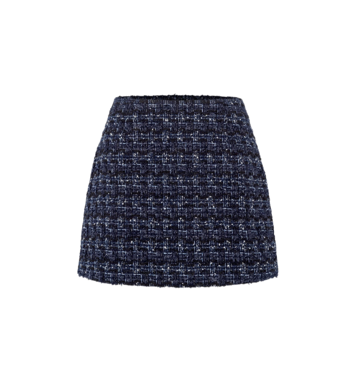 The Hallie Skirt in Navy Tweed