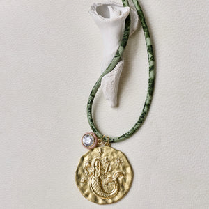 HART x Hill House Meadowbrook Floral Necklace Cord with Mermaid Charm