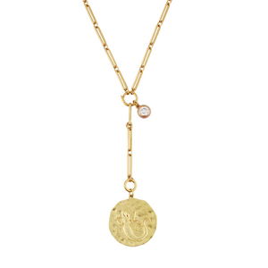 HART x Hill House Mixed Link Charm Clip Lariat Necklace