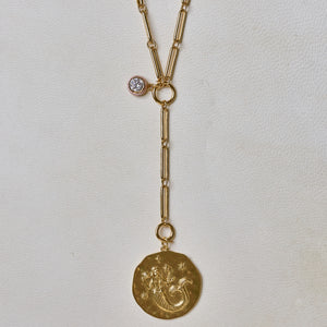 HART x Hill House Mixed Link Charm Clip Lariat Necklace