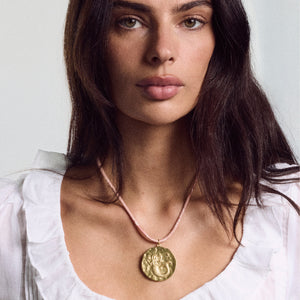 HART x Hill House Pressed Flowers Necklace Cord with Mermaid Charm