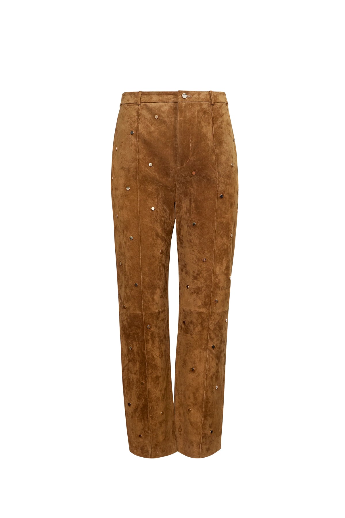 The Hills Pant in Saddle. 