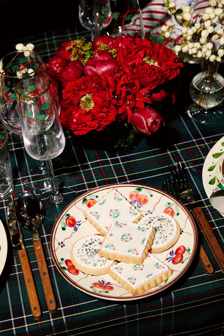 Green Tartan Tablecloth