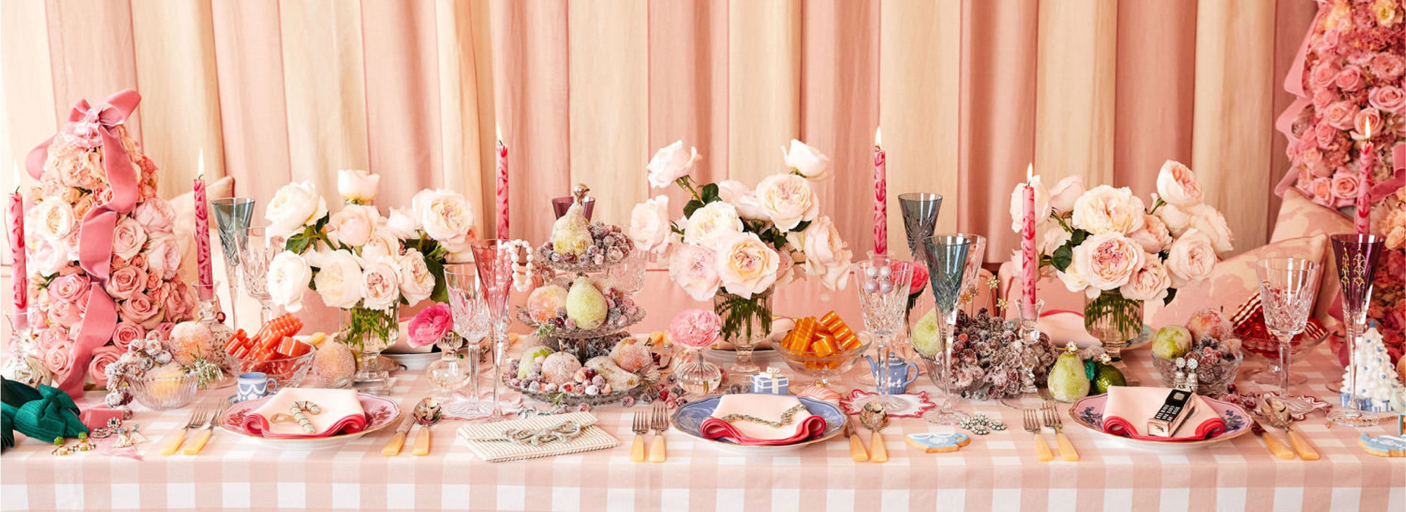 Premium Photo  Bride shues with flowers on the table. pink