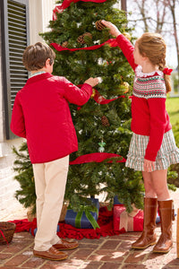 Little English Classic Children's clothing boys and girls winter styles for the holiday season, coordinating outfits 