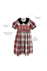 Joy Kids Dress in Carlyle Plaid