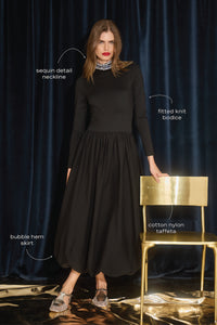 Alexandra Dress in Onyx