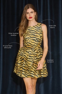 Layne Dress in Tiger