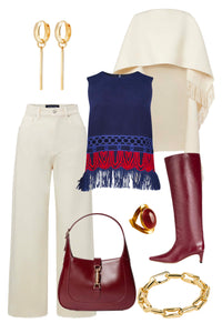 Astor Top in Midnight Wool