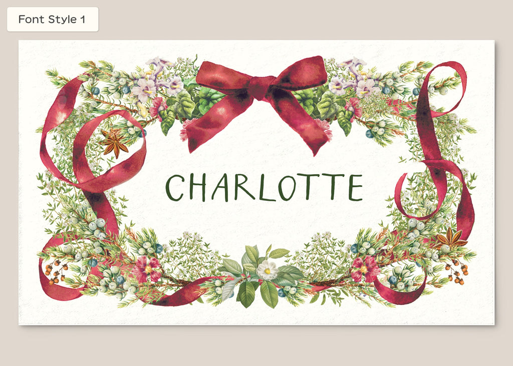Place Card Form