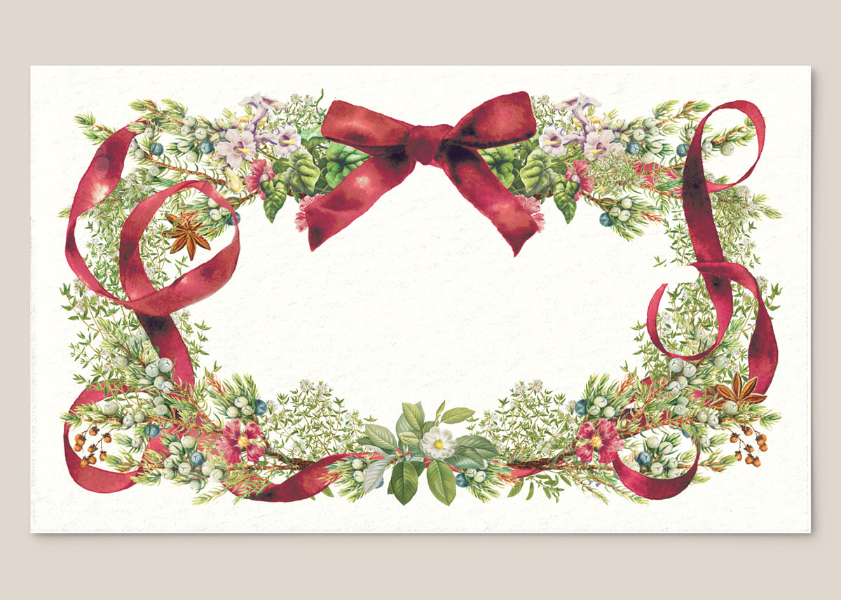 Holly Jolly Place Cards