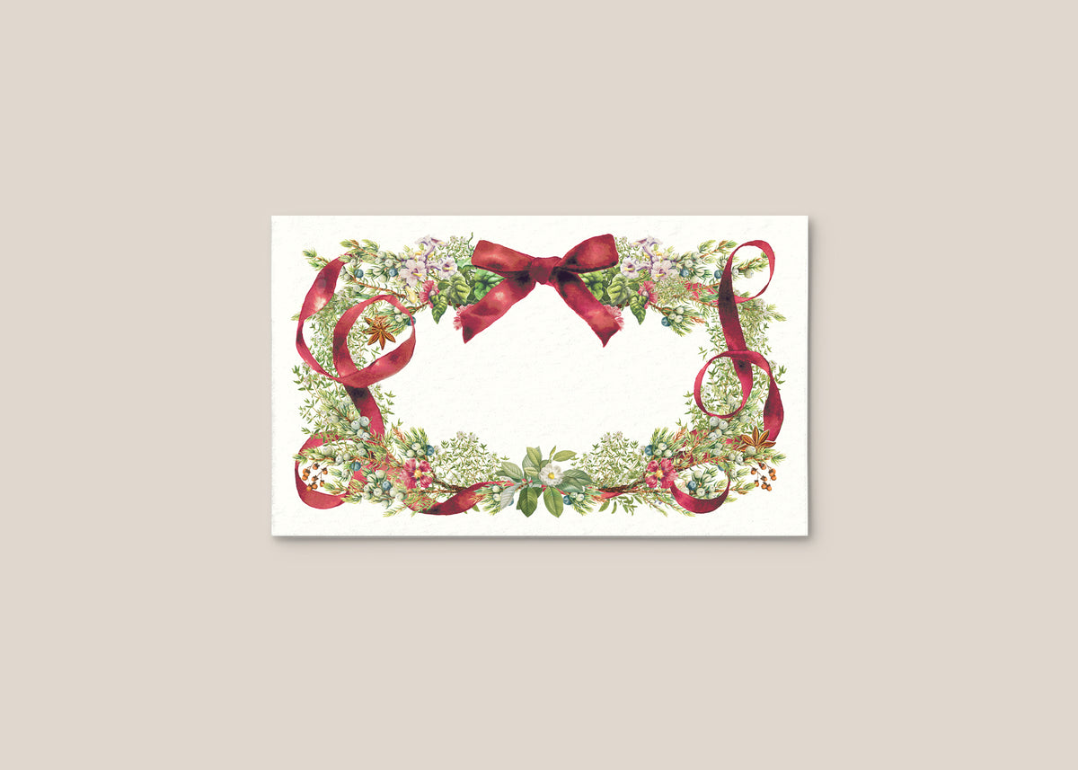 Holly Jolly Place Cards