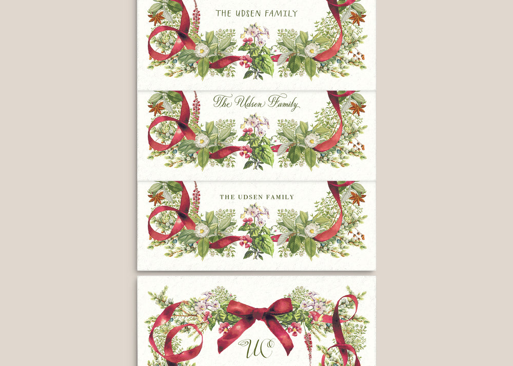 Holly Jolly Personal Stationery