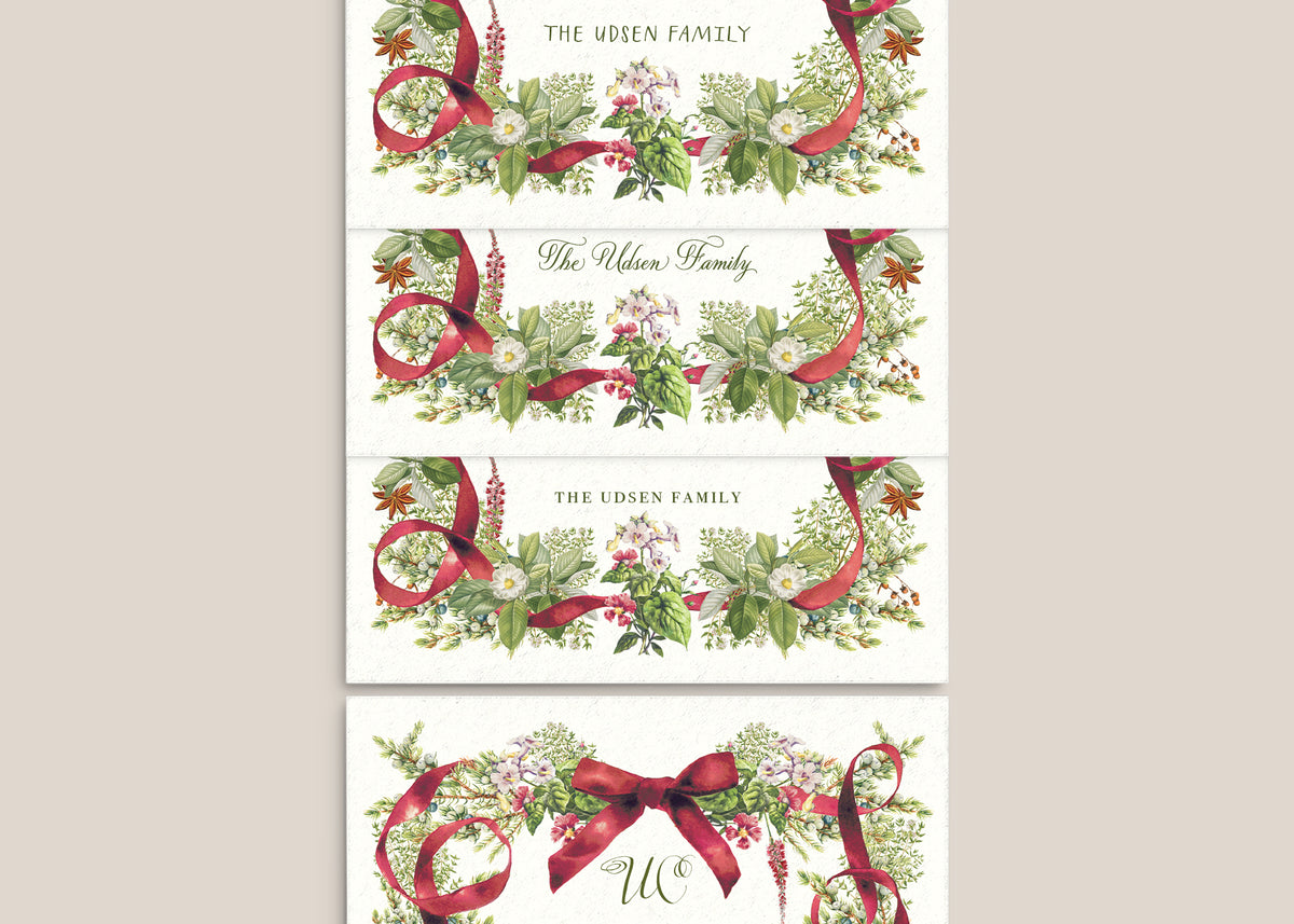 Holly Jolly Personal Stationery