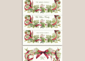 Holly Jolly Personal Stationery