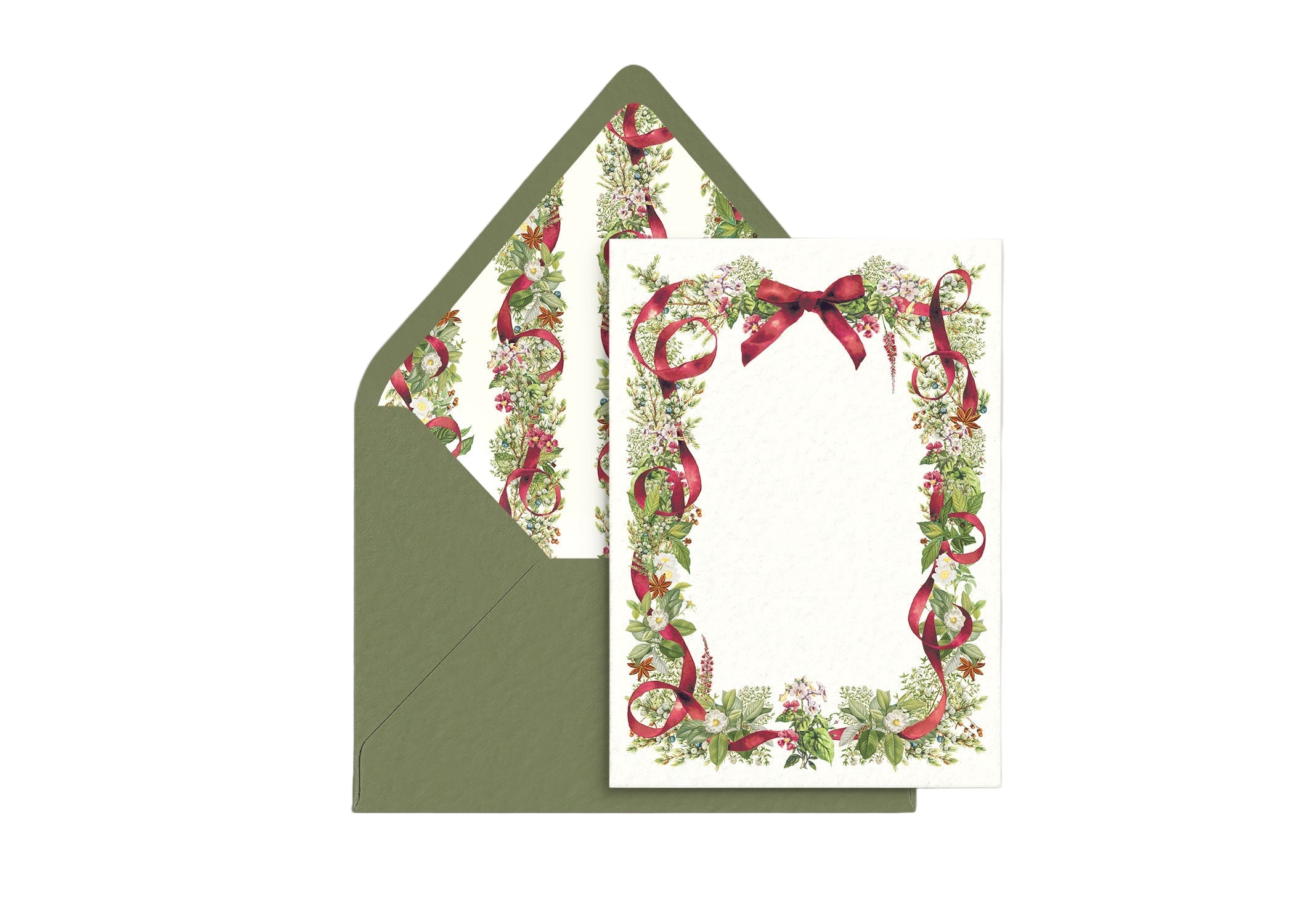 Holly Jolly Personal Stationery