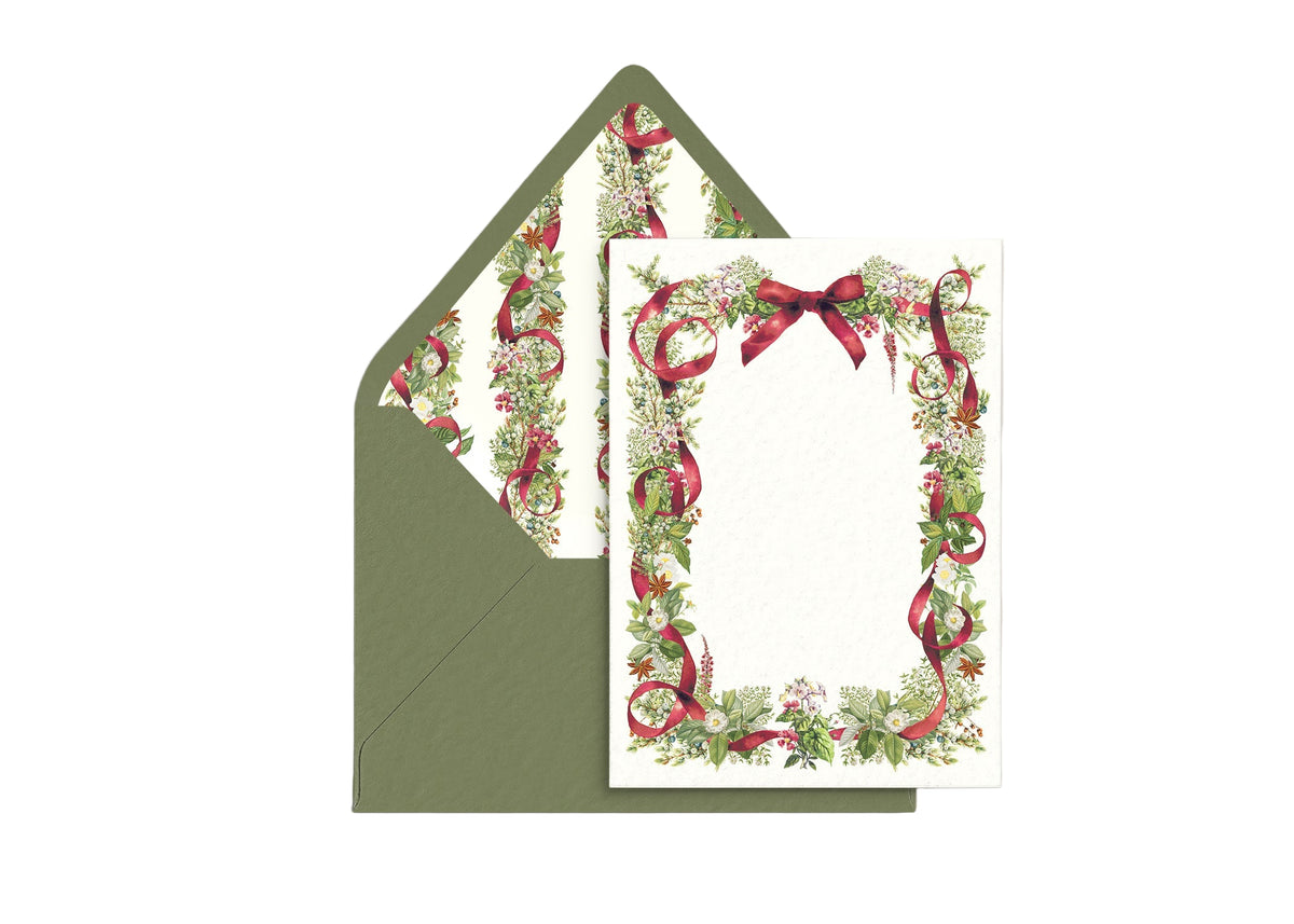 Holly Jolly Personal Stationery