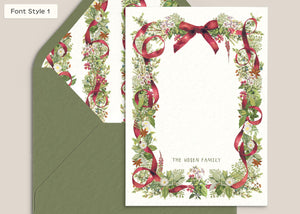 Holly Jolly Personal Stationery