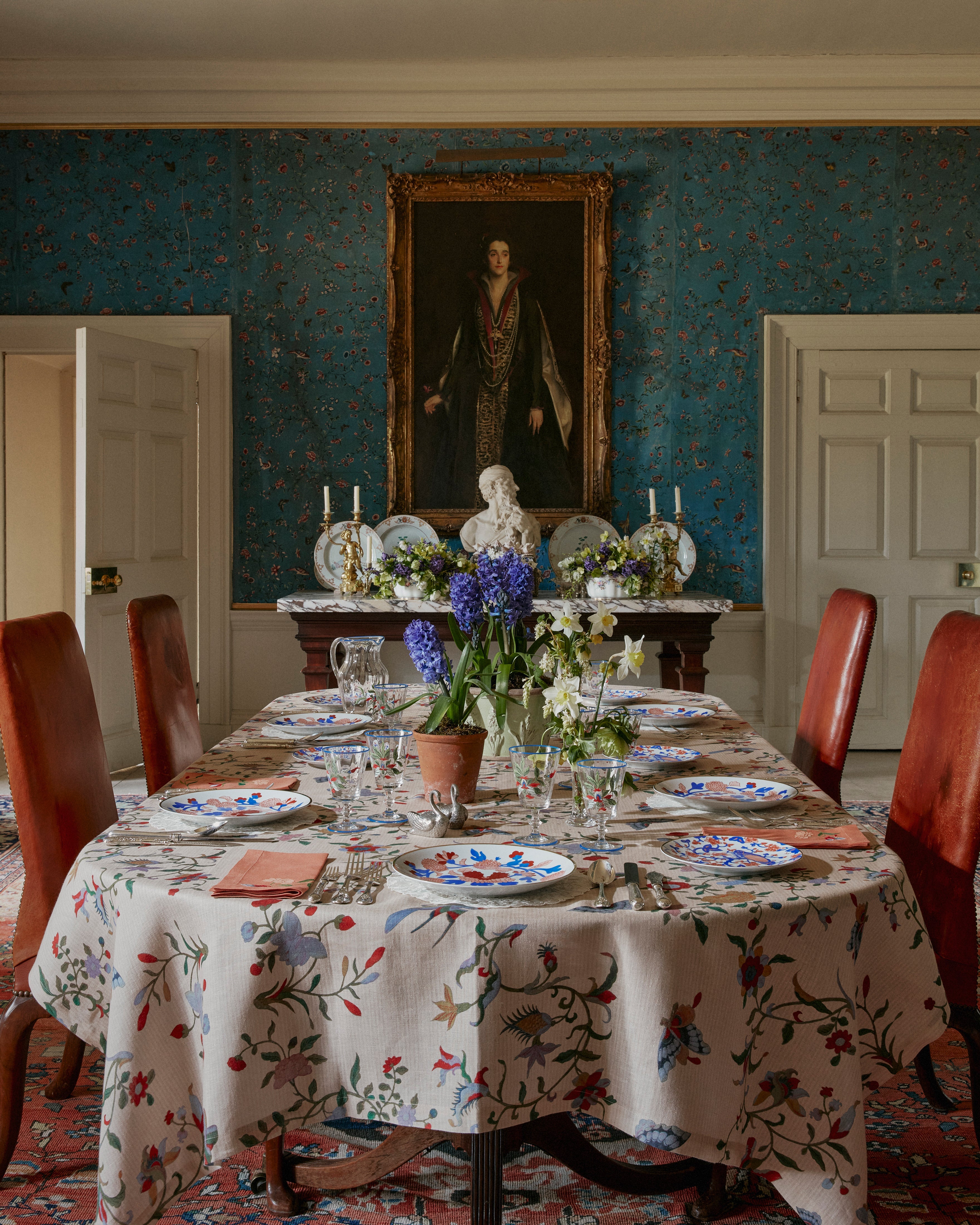 Houghton Hall Magnolia Tablecloth