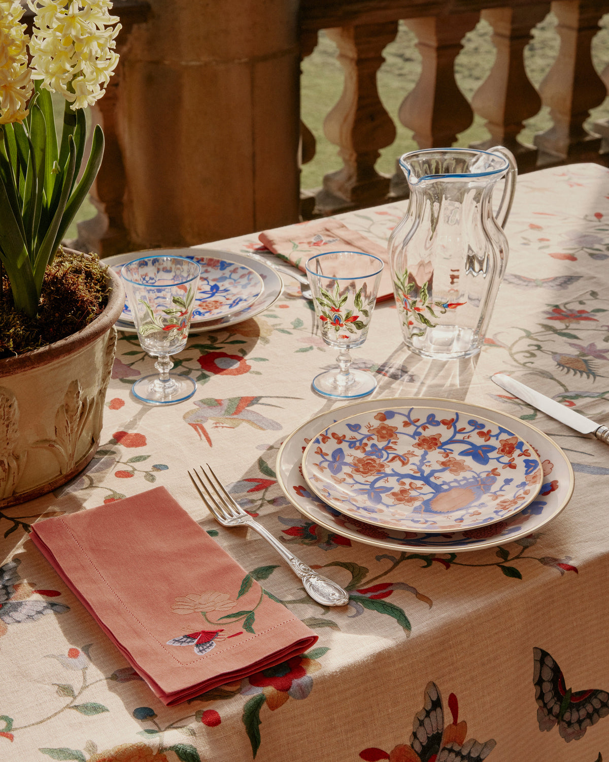 Houghton Hall Magnolia Tablecloth