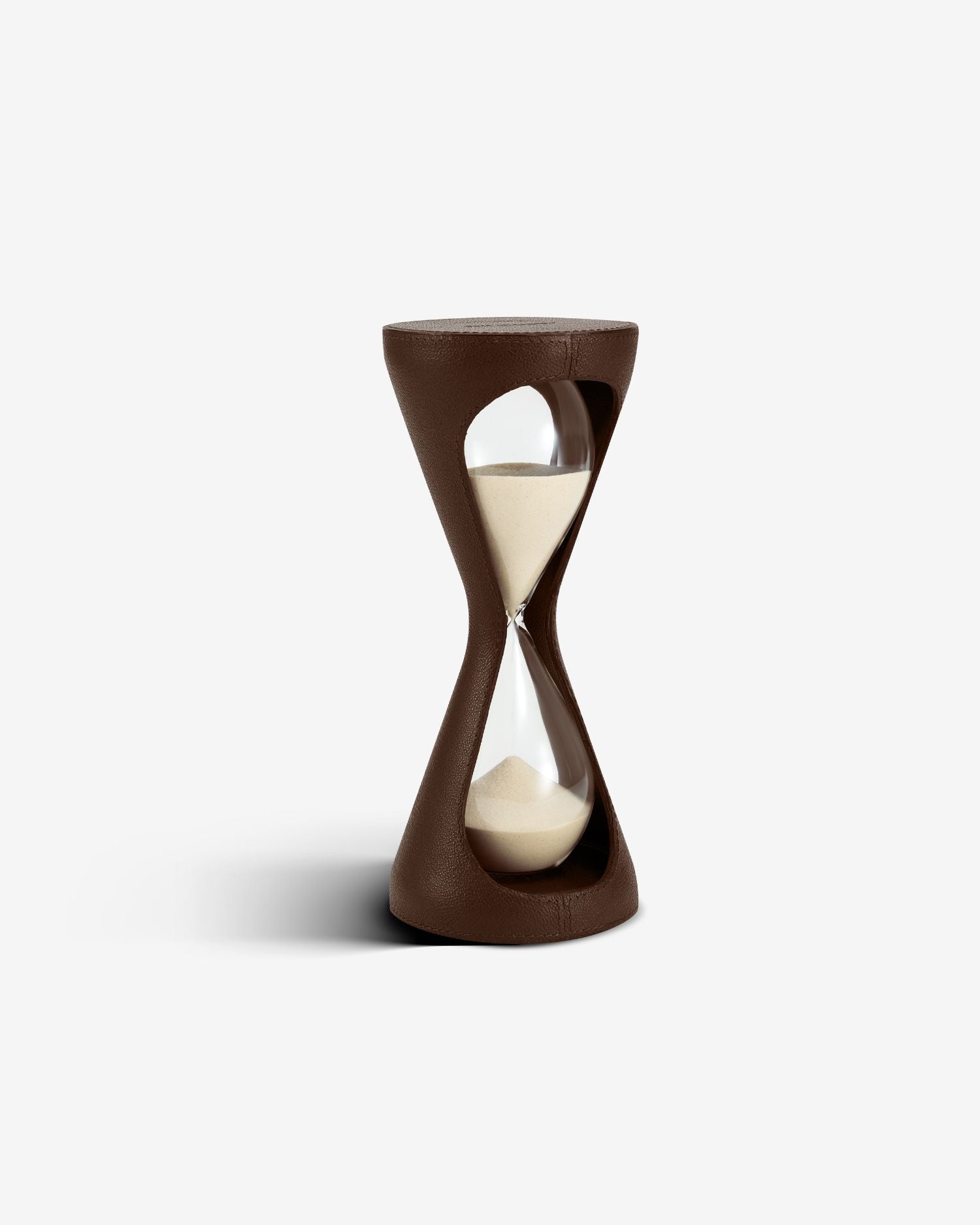 Luxury Glass Hourglass Timer in Leather | ASSOULINE | Over The Moon