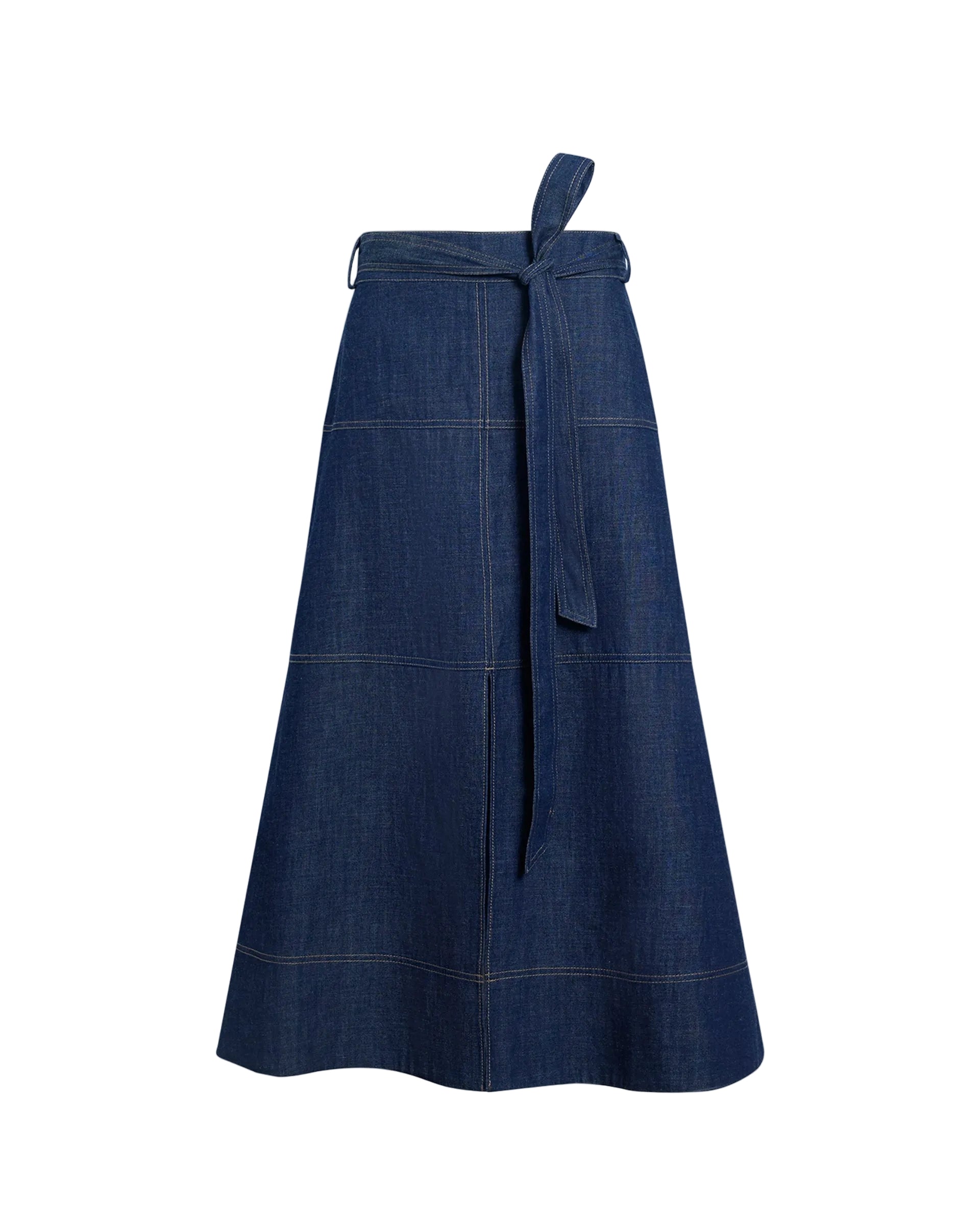 Hudley Denim Skirt in Midnight Rinse