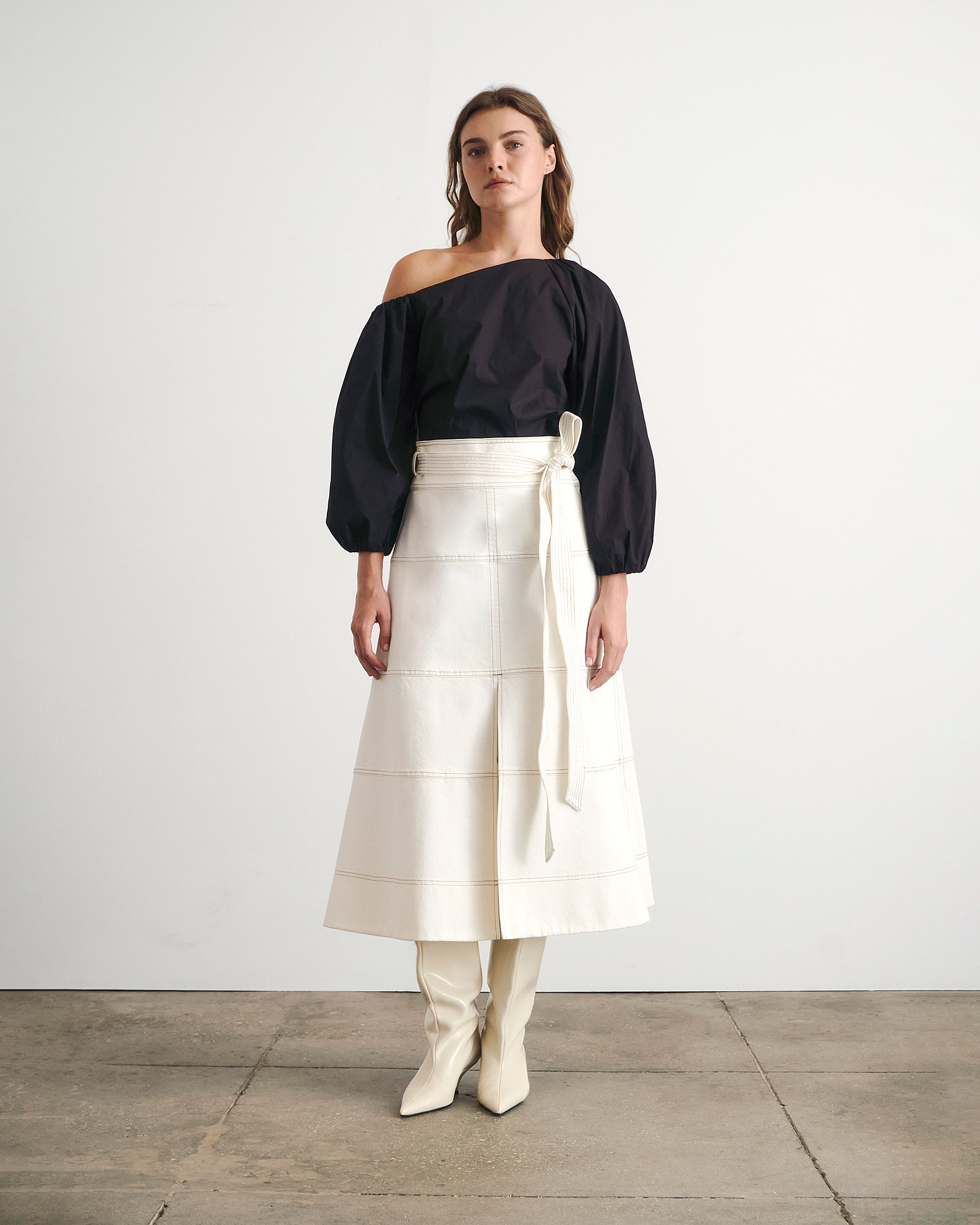 Denim Hudson Skirt in Chalk