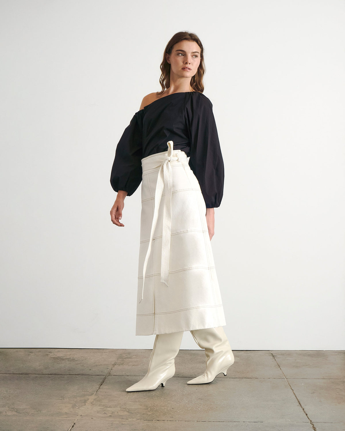 Denim Hudson Skirt in Chalk