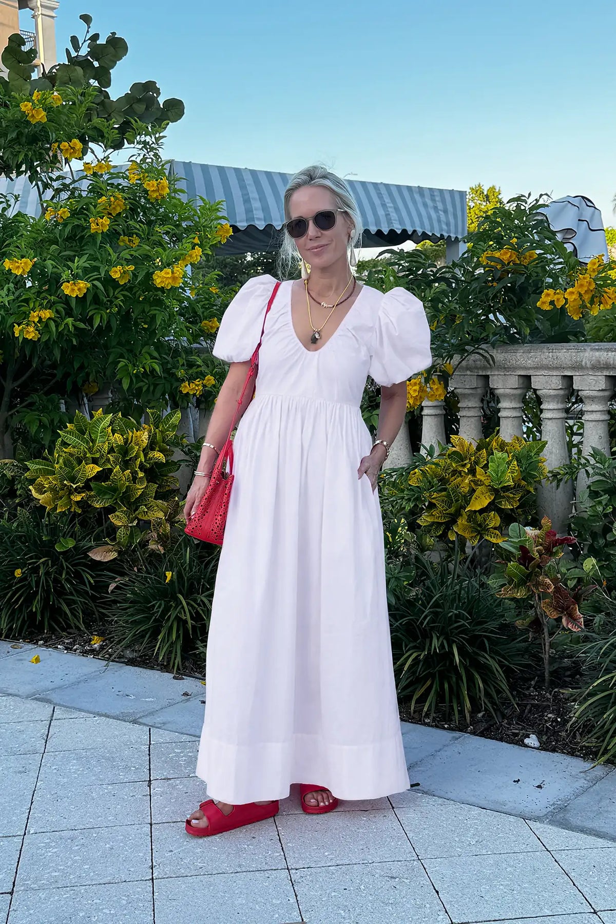 Hunter Bell wearing the Augusta Dress.