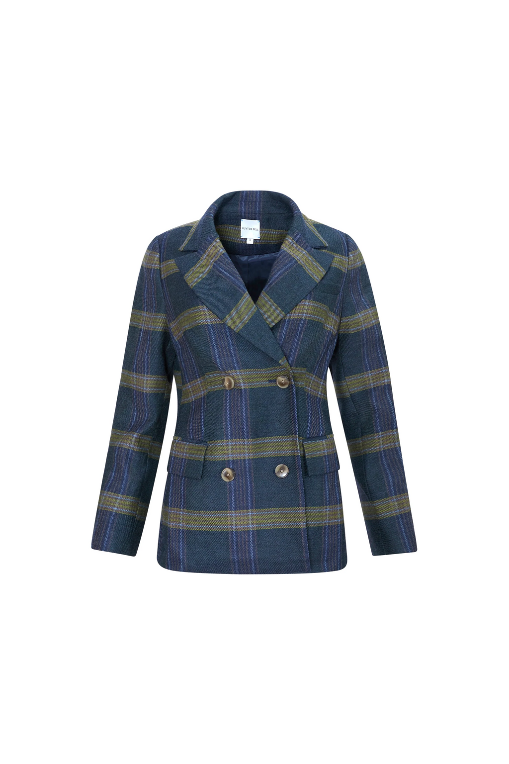The Huntley Blazer in Stirling Plaid. 